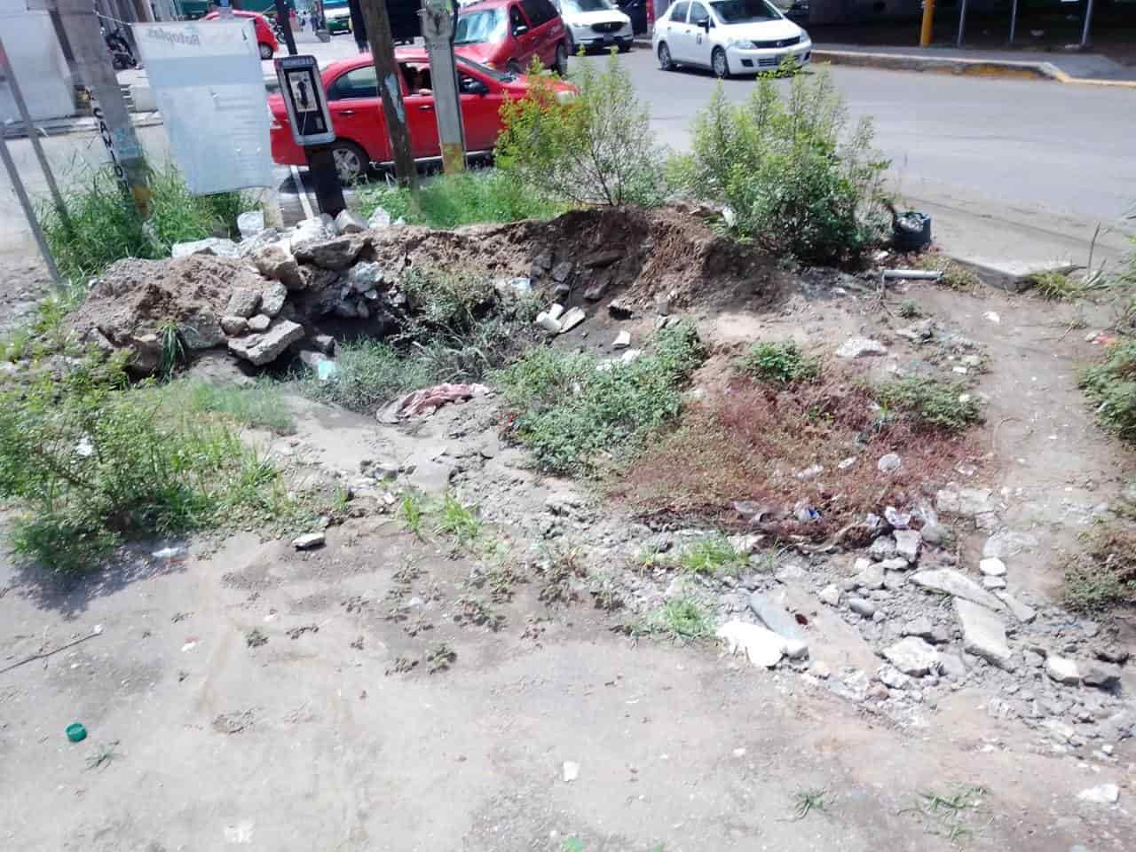 Inseguridad y baches se ha vuelto una lucha diaria para vecinos en Las Amapolas