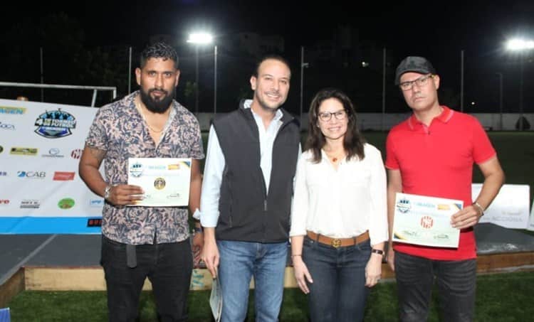 Inauguran Cuarto Torneo de Futbol IMAGEN, en Boca del Río