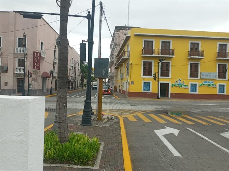 Reabren circulación vehicular de la Macroplaza del Puerto de Veracruz (+Video)