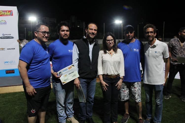 Inauguran Cuarto Torneo de Futbol IMAGEN, en Boca del Río