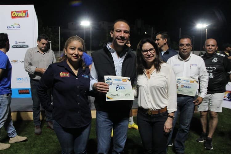 Inauguran Cuarto Torneo de Futbol IMAGEN, en Boca del Río