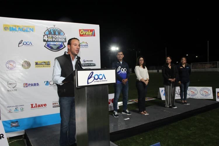 Inauguran Cuarto Torneo de Futbol IMAGEN, en Boca del Río