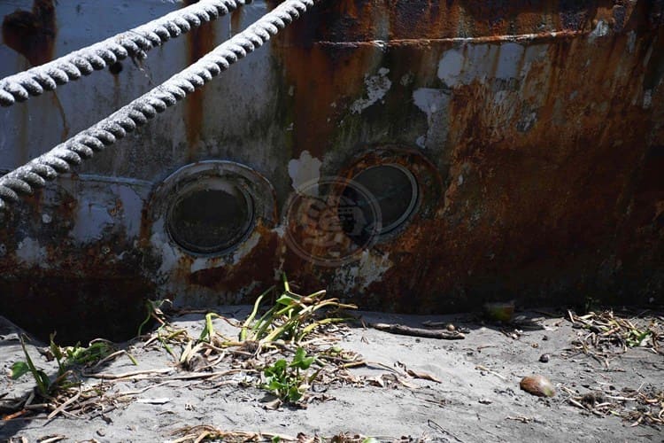 Buque Guanajuato será destruido y se dragará el río, en Boca del Río (+Video)