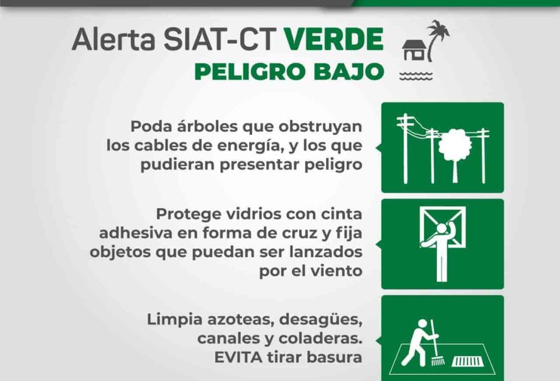 Karl, este miércoles a 270 km de Nautla y 320 km del puerto de Veracruz; alerta verde