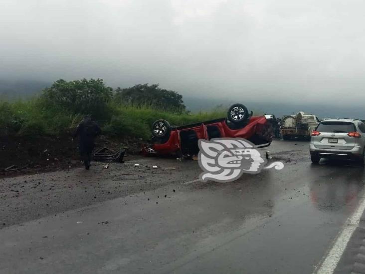 Se registran 4 accidentes en la Orizaba-Puebla; no reportan lesionados