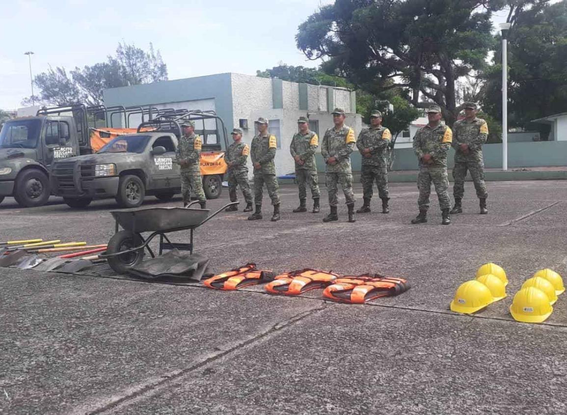 Activa Sedena PLAN-DN-III-E ante paso de tormenta Karl en Veracruz