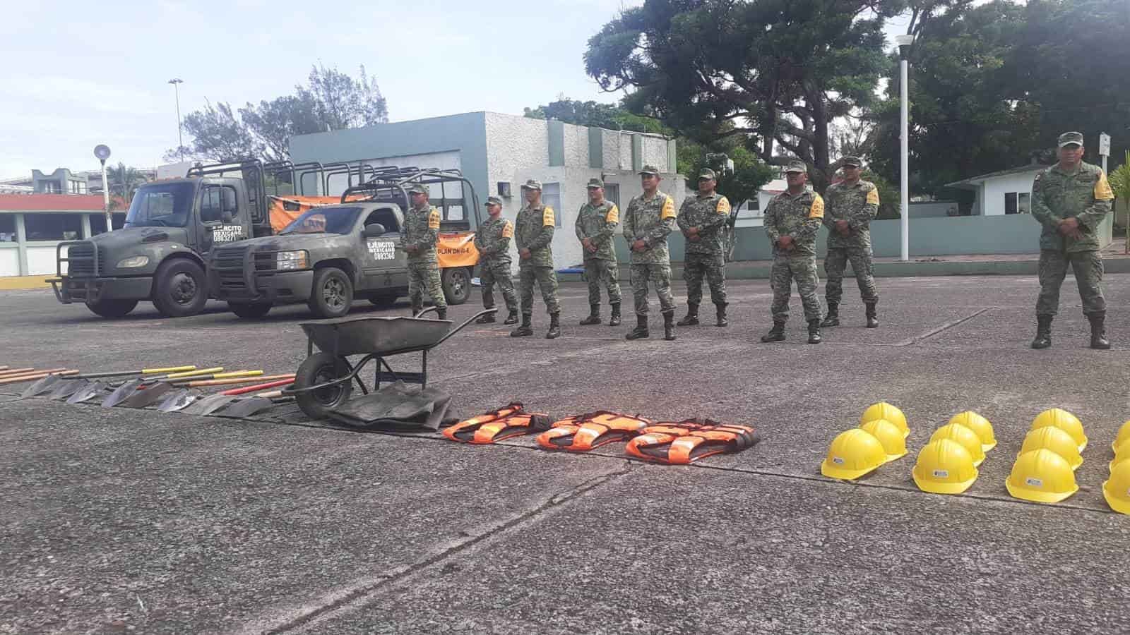 Activa Sedena PLAN-DN-III-E ante paso de tormenta Karl en Veracruz