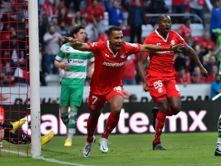 Queman Diablos Rojos a Santos en feria de goles