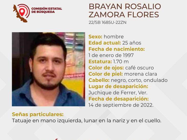 Continúa la búsqueda de Brayan; desapareció en Juchique de Ferrer