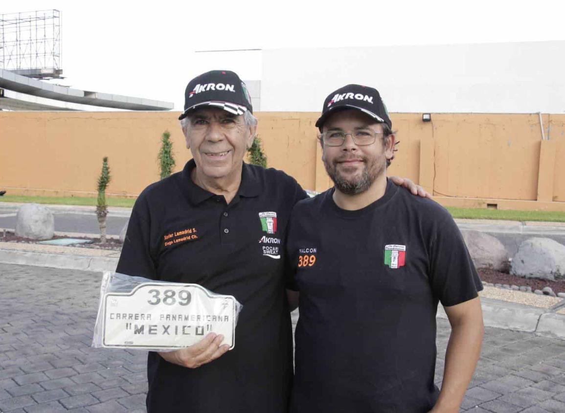 ¡Toda una generación!Padre e hijo correrán juntos en Carrera Panamericana en Veracruz