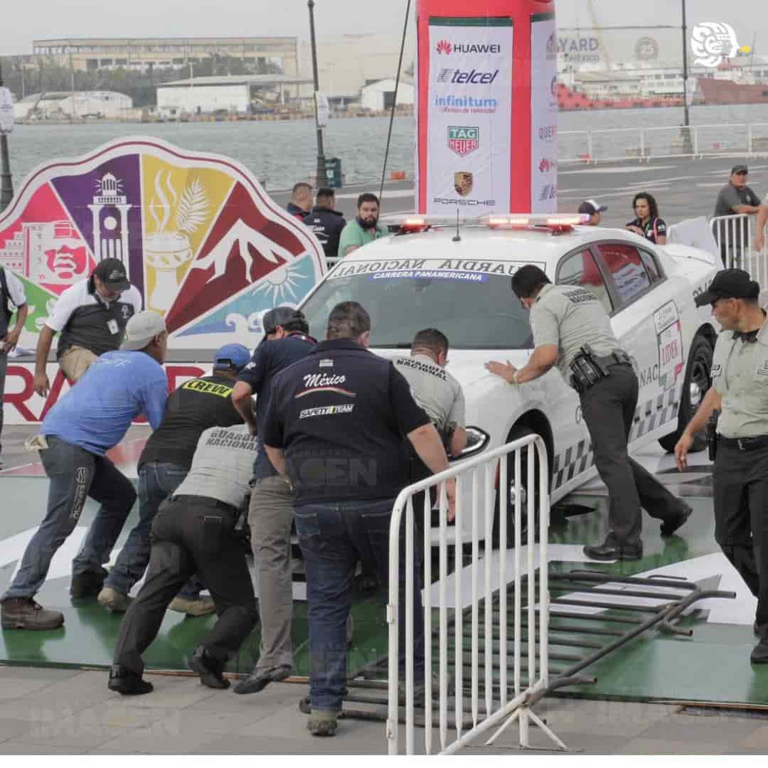 Colapsa rampa de la Carrera Panamericana 2022 en Veracruz (+Video)