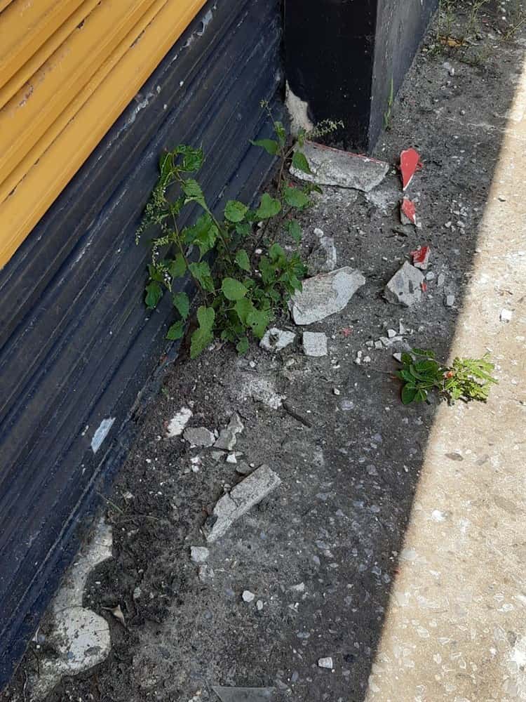 Temen que colapse vivienda abandonada en Boca del Río