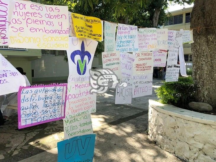 En Poza Rica, estudiantes de la UV se unen a reclamos