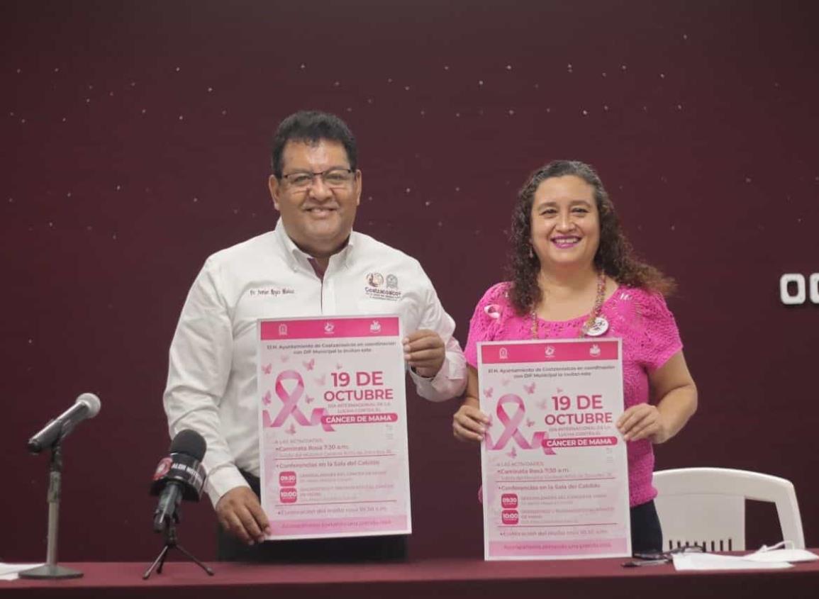 Anuncian caminata para conmemorar lucha contra el cáncer de mamá