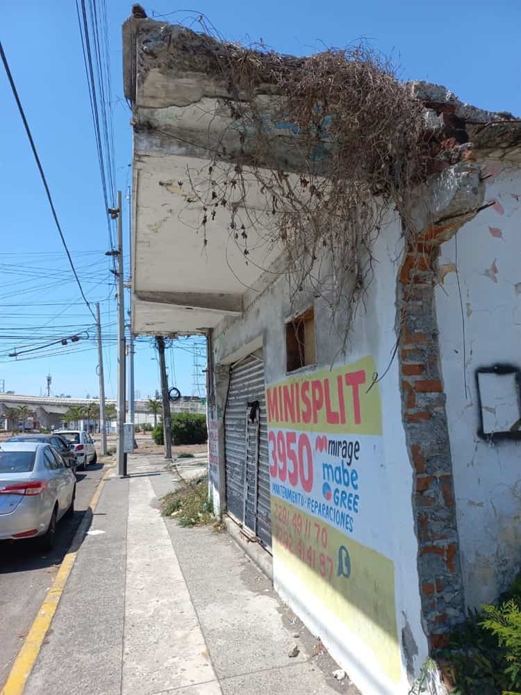 Terreno abandonado se ha convertido en foco de inseguridad en Boca del Río