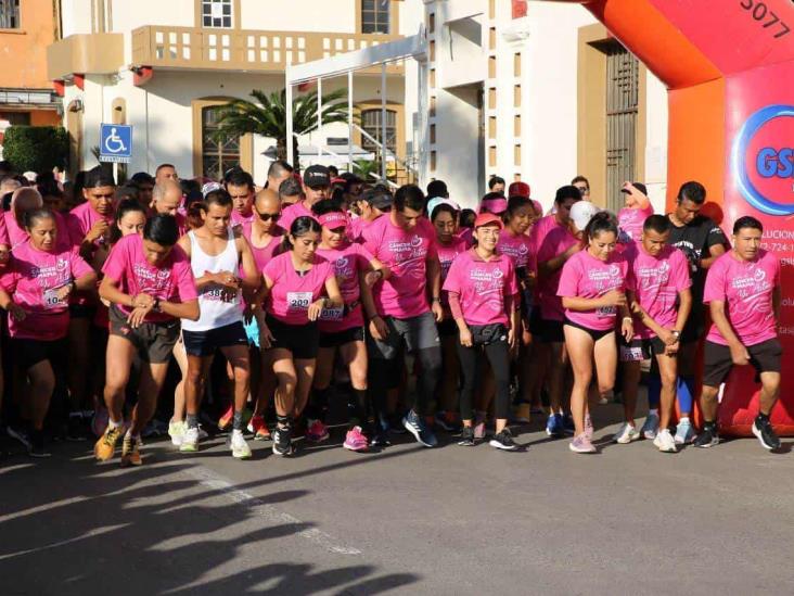 En Río Blanco realizan Carrera Rosa para concientizar sobre el cáncer de mama (Video)