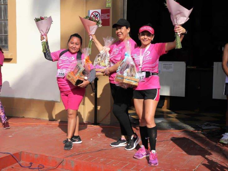 En Río Blanco realizan Carrera Rosa para concientizar sobre el cáncer de mama (Video)