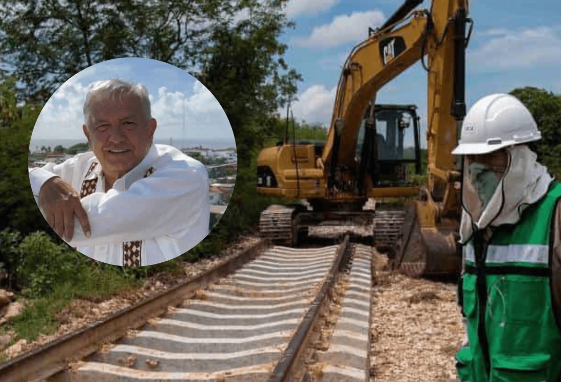 AMLO refrenda compromiso de inaugurar Tren Maya en diciembre de 2023