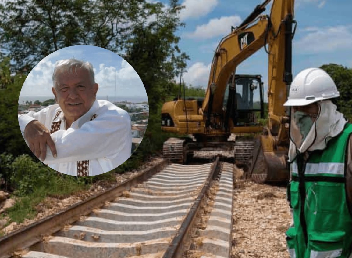 AMLO refrenda compromiso de inaugurar Tren Maya en diciembre de 2023