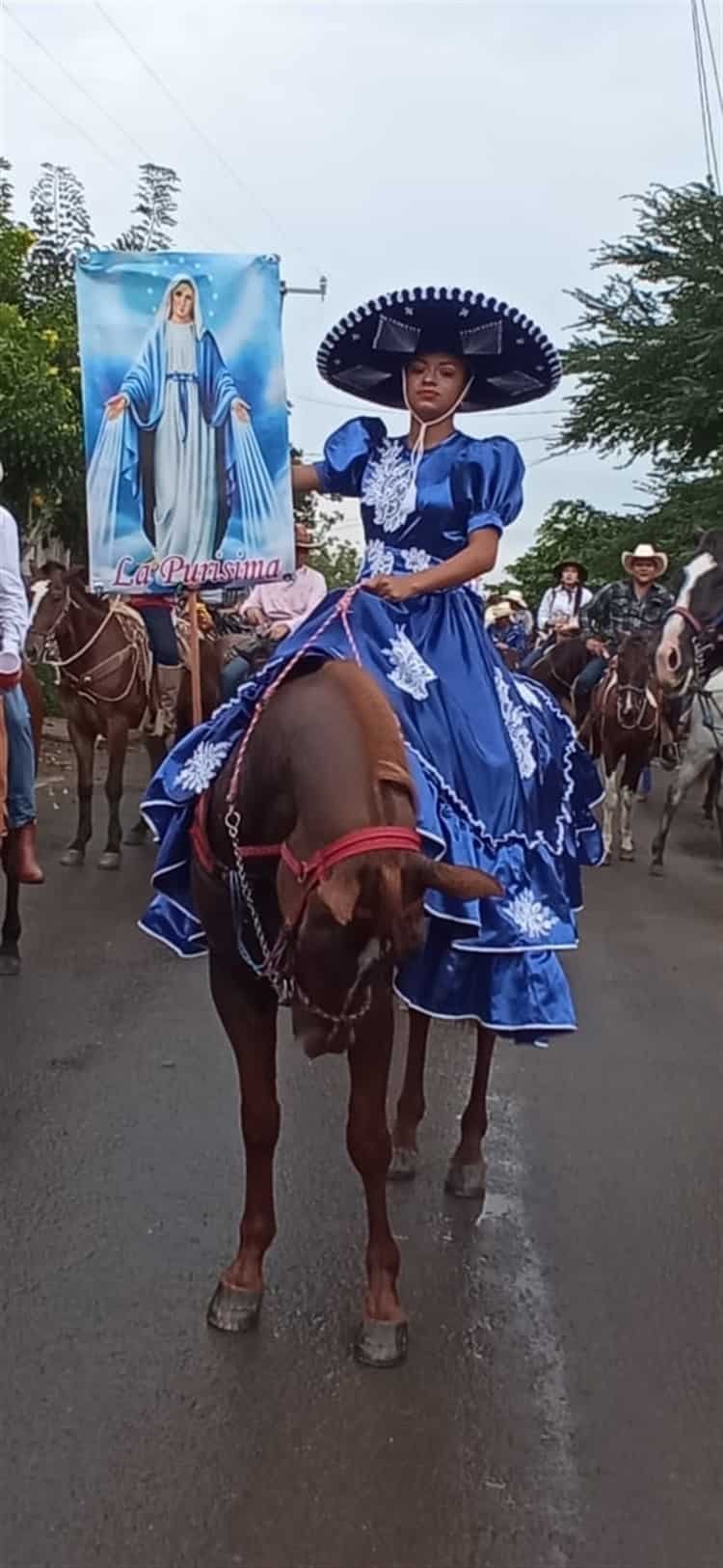 Cabalgan en honor a La Purísima de Concepción en La Antigua