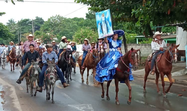 Cabalgan en honor a La Purísima de Concepción en La Antigua