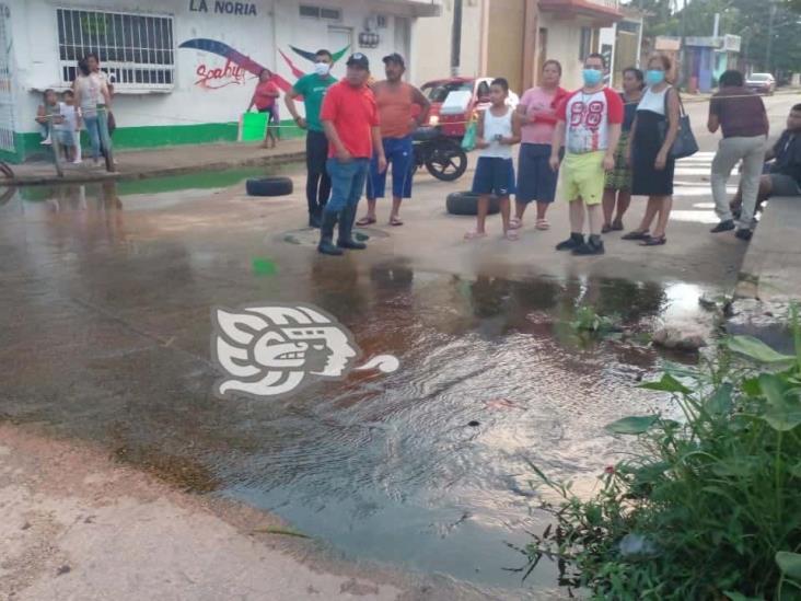 Hartos vecinos de la Miguel Hidalgo de caminar entre aguas negras (+video)