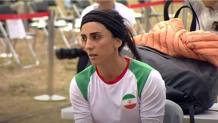 Preocupación por deportista iraní Elnaz Reka; compitió sin velo