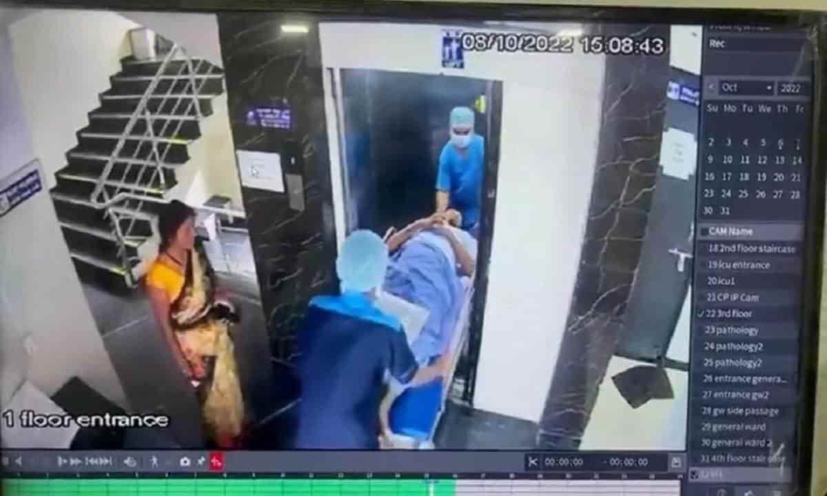 Se desploma elevador de hospital con paciente y enfermero (+Vídeo)