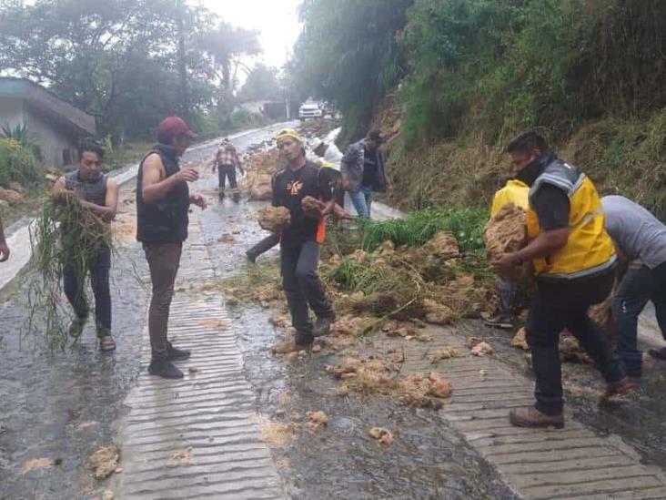 Por lluvias, 6 viviendas de Atzacan resultaron afectadas