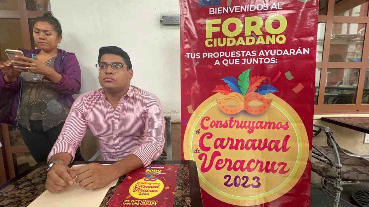 Por presupuesto, el Carnaval de Veracruz no será en febrero, afirma regidor (+Video)