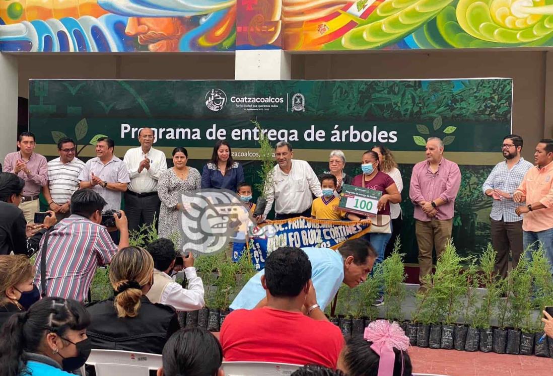 Ponen en marcha el programa entrega de árboles(+video)