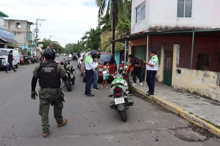 Realizan operativo de motos en Cardel