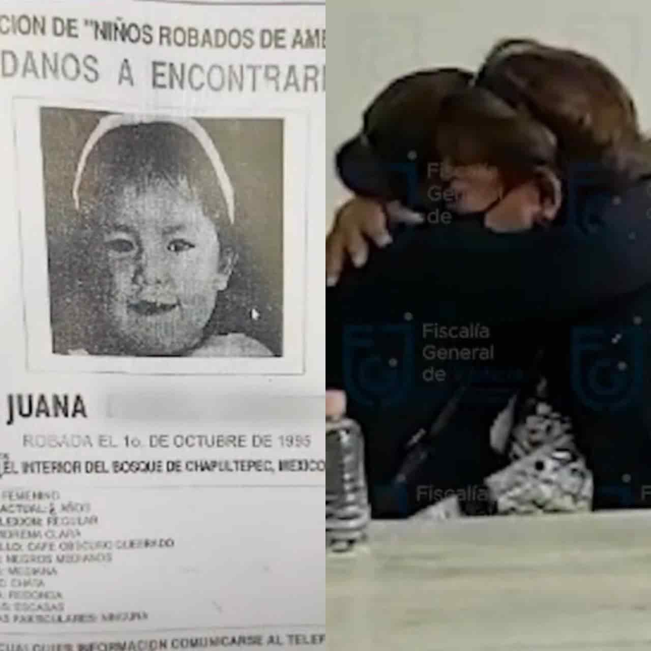 Encuentra a su hija extraviada hace 27 años en la CDMX