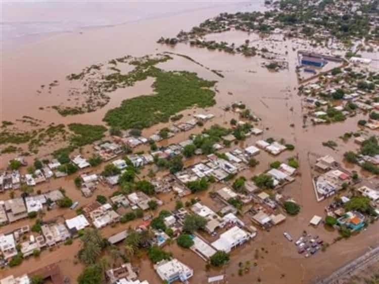 Van mil 571 viviendas afectadas por lluvias en el sur de Veracruz