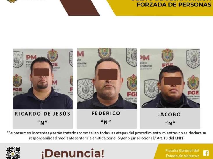 Dictan prisión preventiva a 3 policías de Veracruz involucrados en la desaparición de El Archi