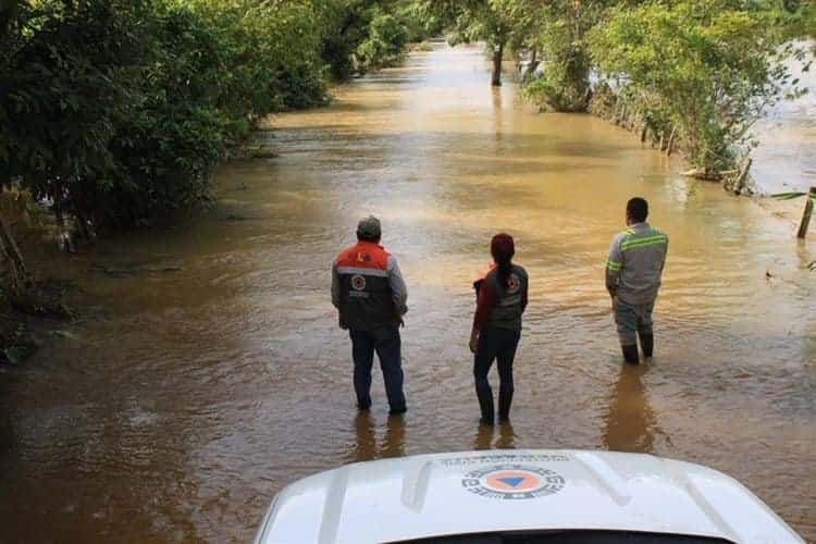 PC atiende afectaciones por frente frío 4 en Veracruz