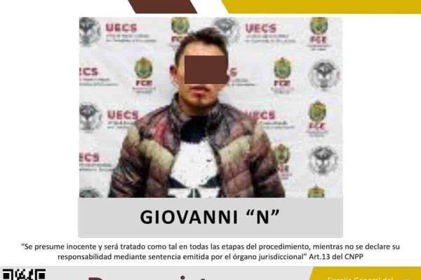Dan dos años de prisión preventiva a Giovanni N, líder de Los Giovas