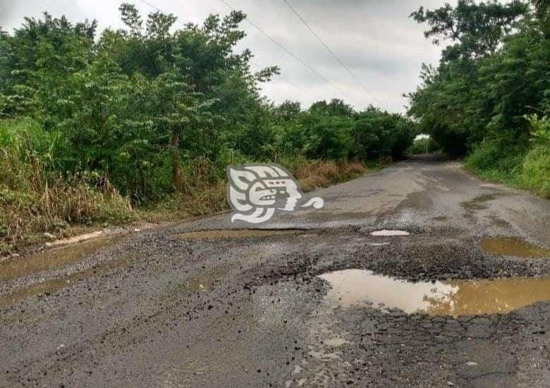 En malas condiciones tramo Villa del Espíritu Santo - Nanchital