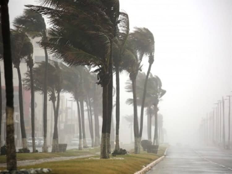 Prevén rachas de hasta 80 km/h en Veracruz por Frente Frío 5