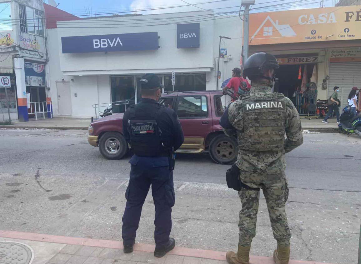 Llegada de Marinos disminuye delitos en Acayucan