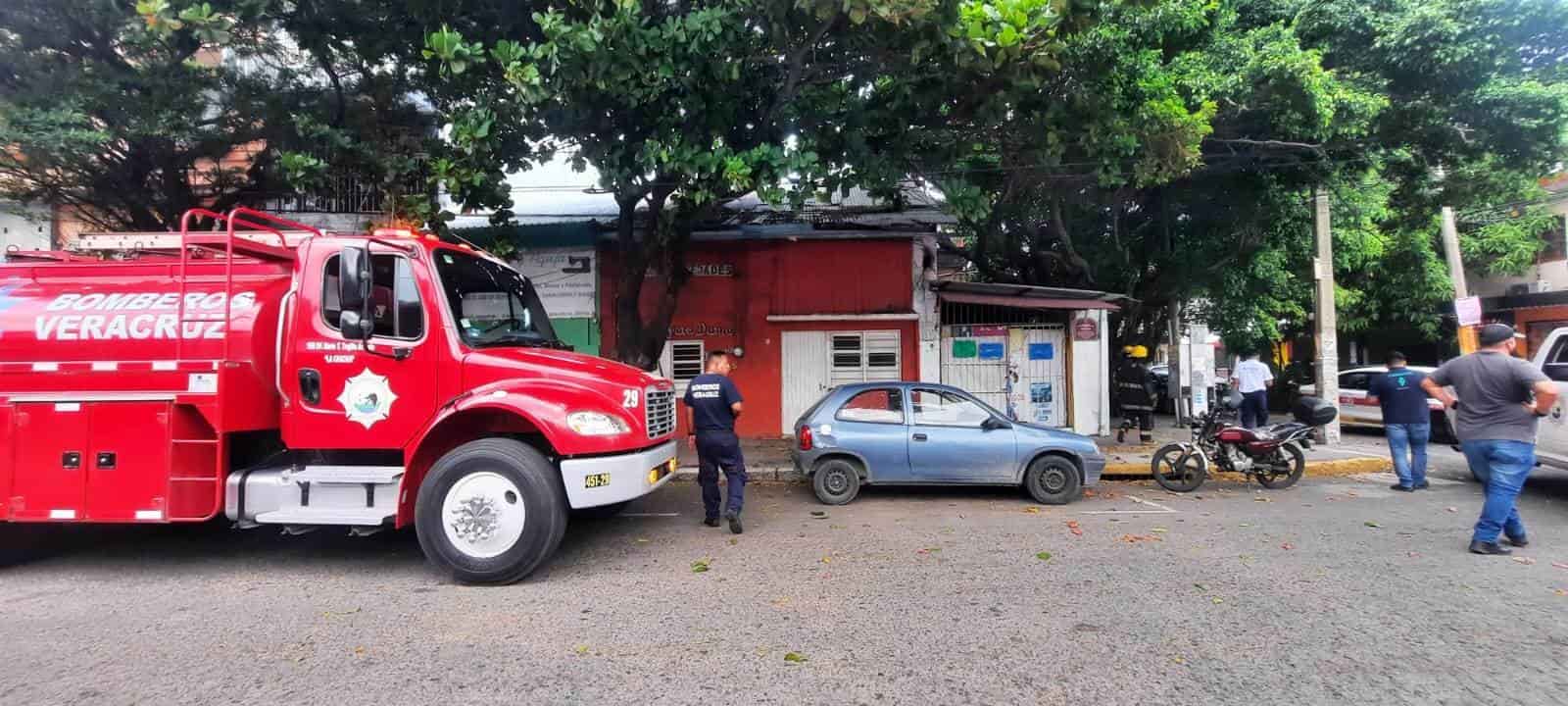 Conato de incendio en zona de mercados de Veracruz