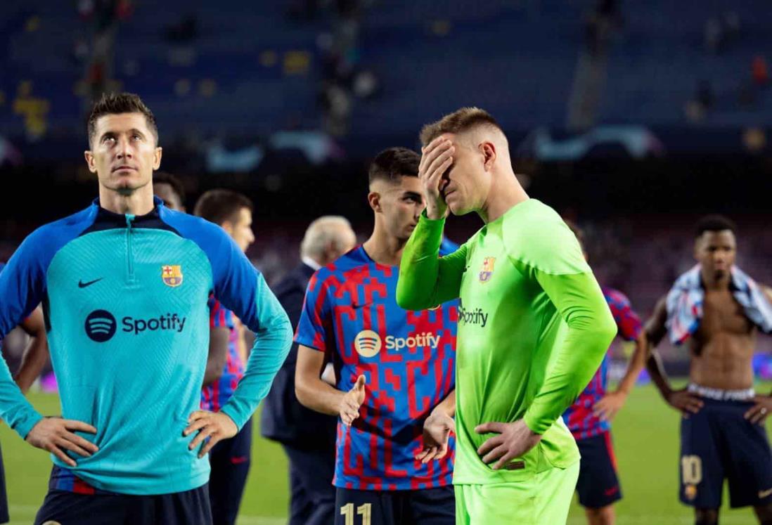 Suma Barcelona  fracaso al quedar fuera de la UCL