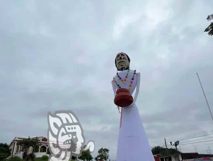 Catrina monumental en Misantla medirá 29 metros de altura