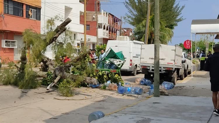 Cámara captó trágica muerte de repartidor en Coatzacoalcos