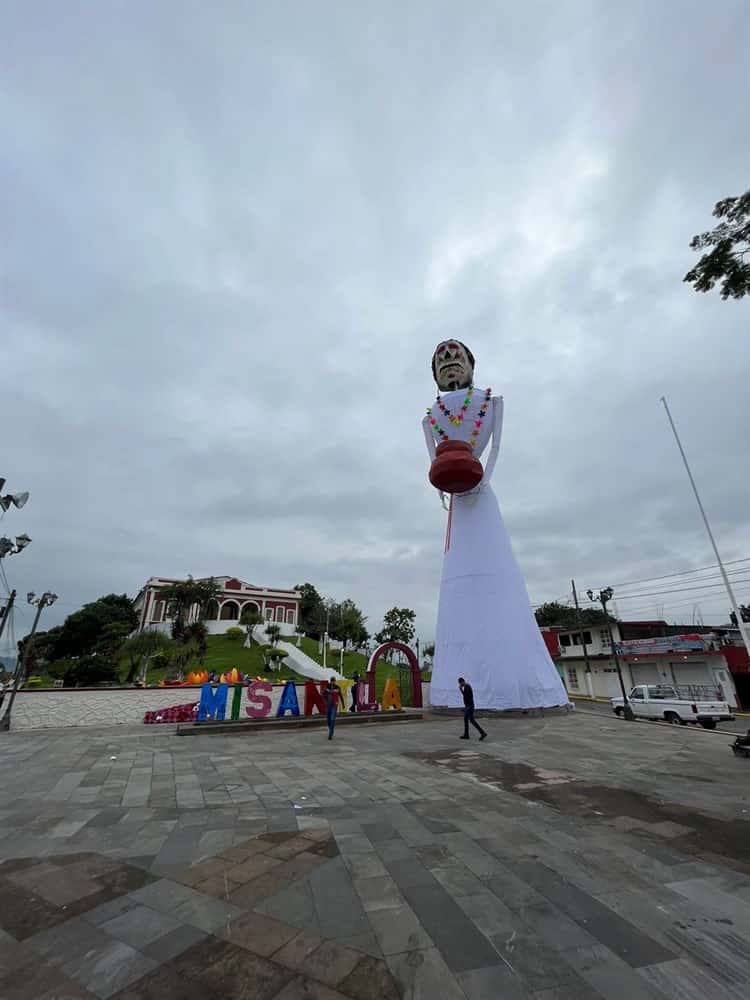 Catrina monumental en Misantla medirá 29 metros de altura