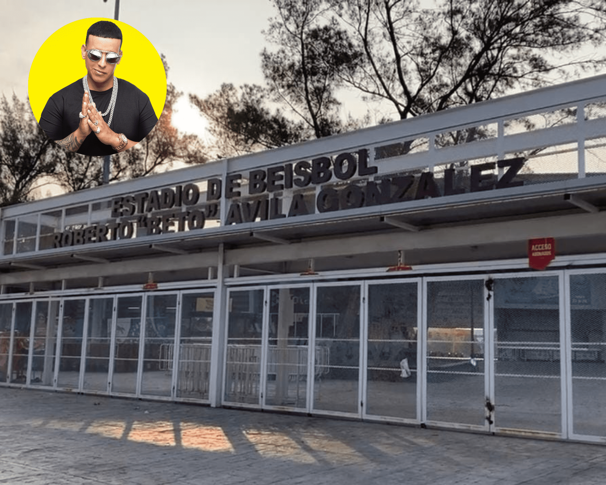 Instalan escenario para concierto de Daddy Yankee en Veracruz