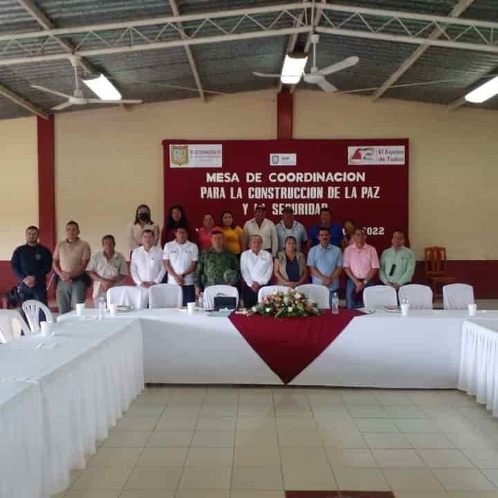 Para prevenir delitos, en Soconusco se llevó acabo mesa de seguridad 