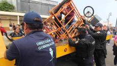 Desalojan a ambulantes del malecón de Veracruz (+video)