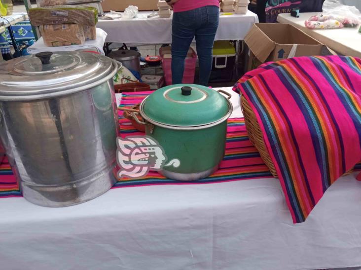 Tamales de variedades, atoles, chocolate y más, reúnen a familias en feria en Xalapa (+Video)