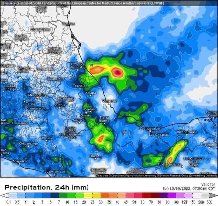 FF6 traería bajas temperaturas y viento a Veracruz este fin de semana